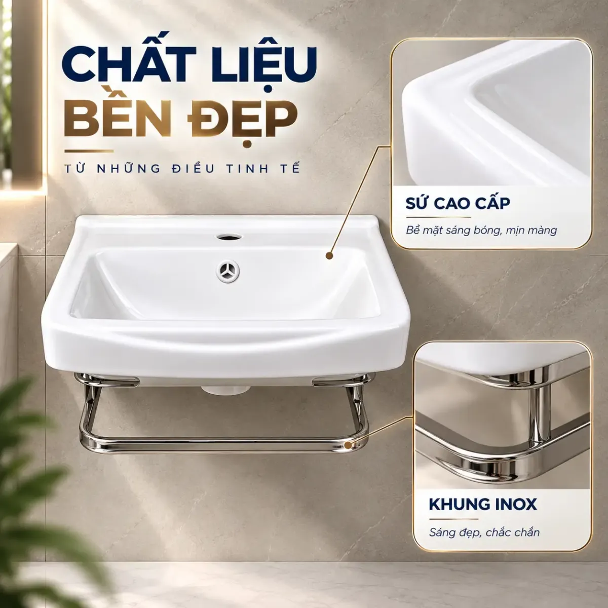 Bồn Lavabo Cao Cấp H02