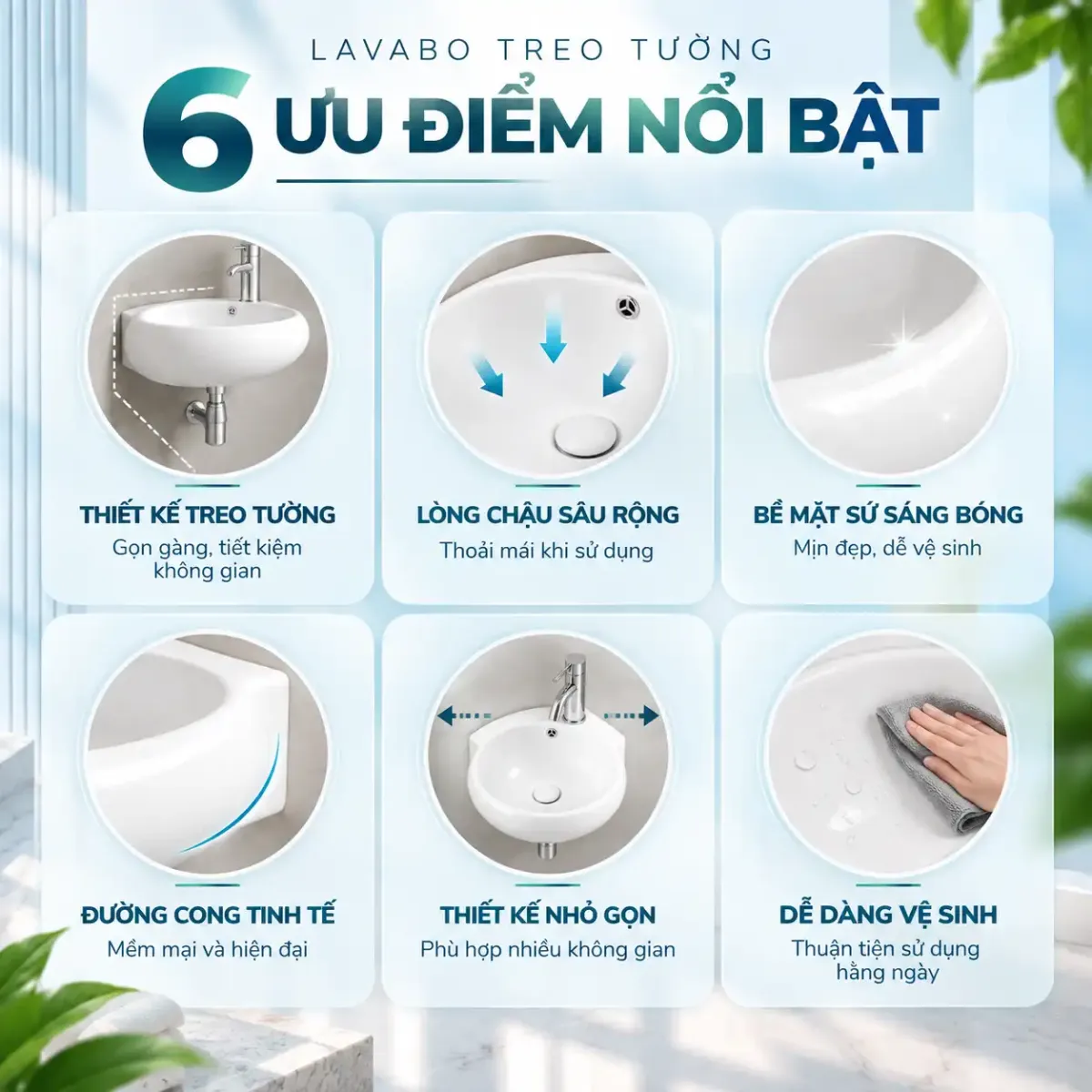 Bồn Lavabo Cao Cấp H03