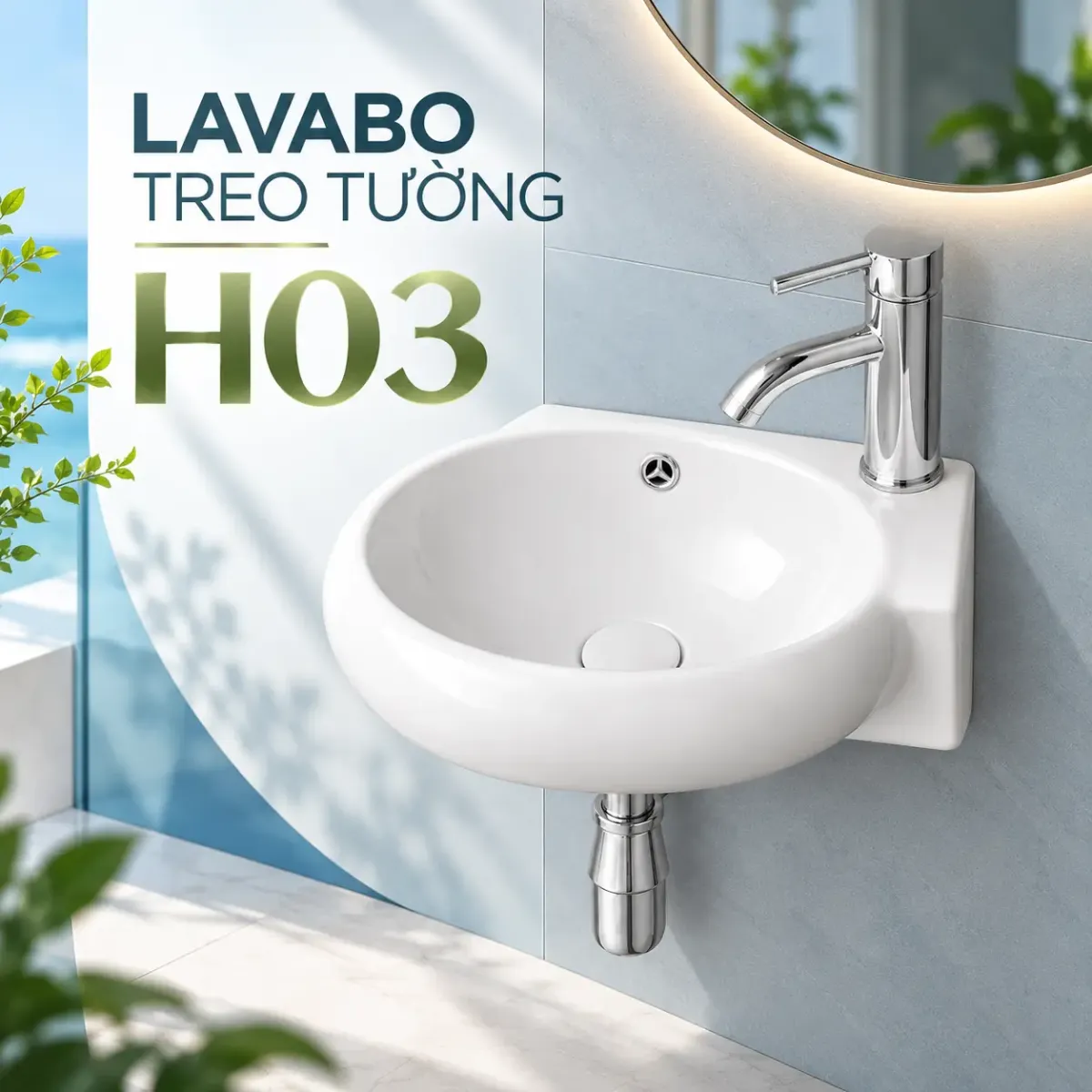 Bồn Lavabo Cao Cấp H03