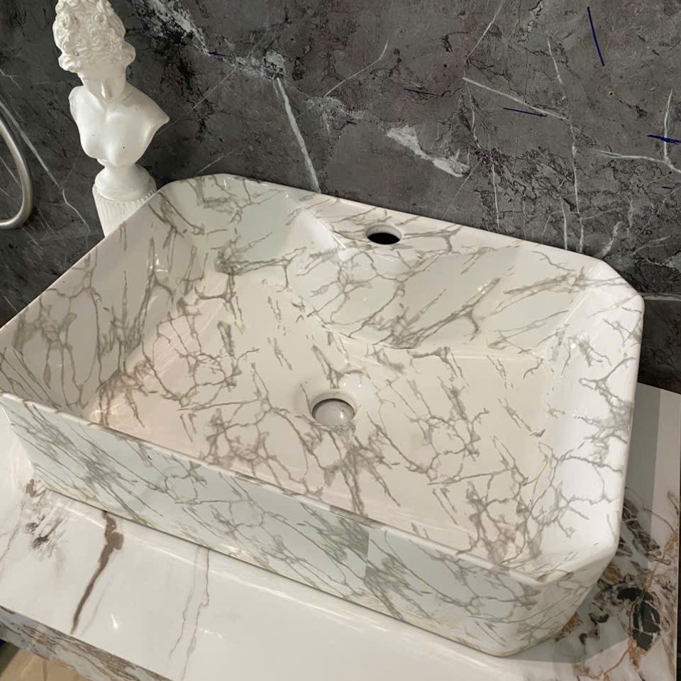 Lavabo để bàn vân mây Fotari H-111