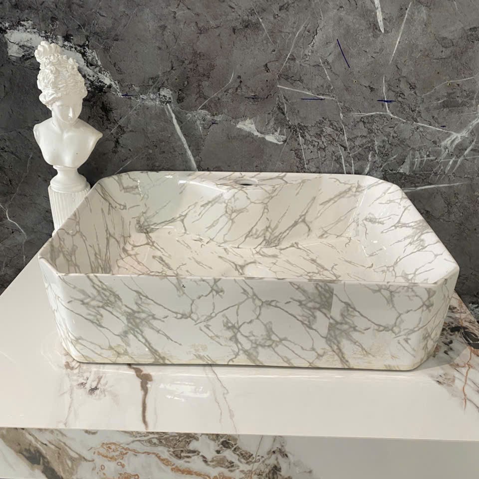 Lavabo để bàn vân mây Fotari H-111