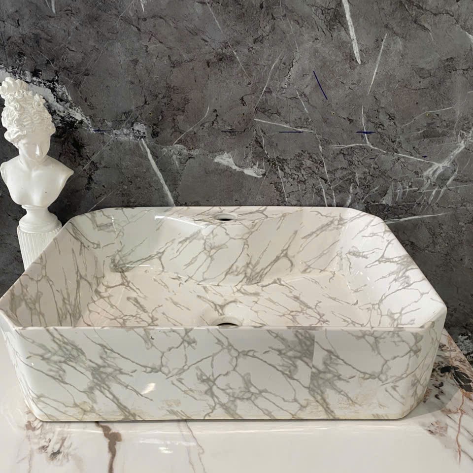 Lavabo để bàn vân mây Fotari H-111