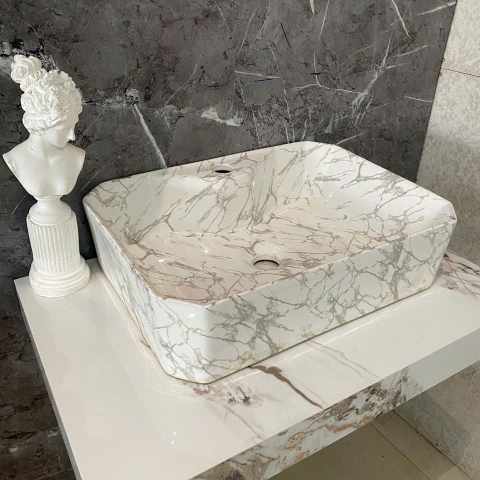 Lavabo để bàn vân mây Fotari H-111