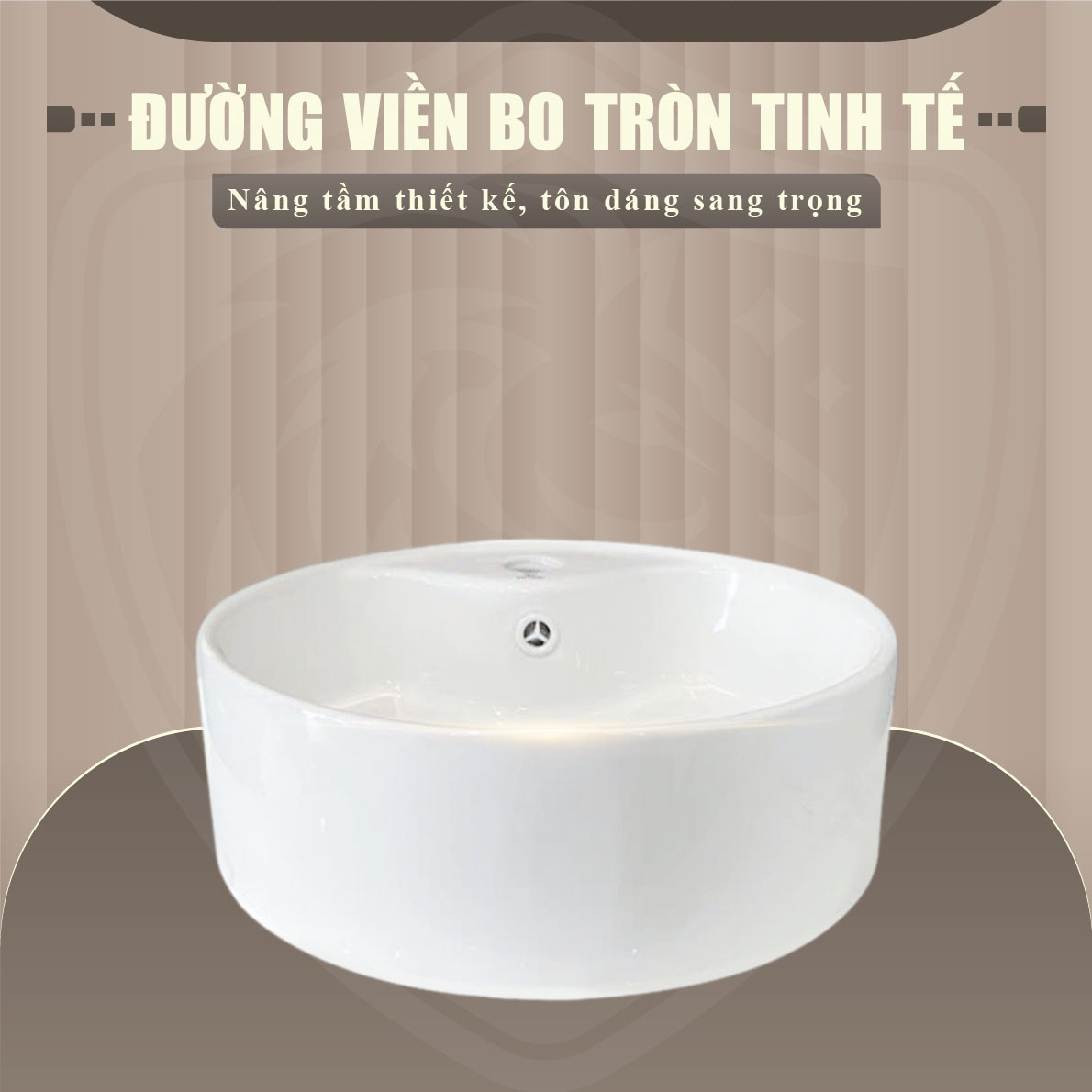 Lavabo Tròn Đặt Bàn Fotari H-872