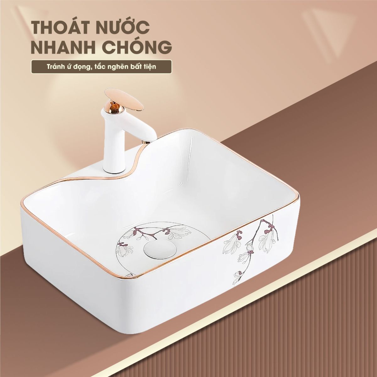 Chậu Lavabo Để Bàn Fotari H-886 4
