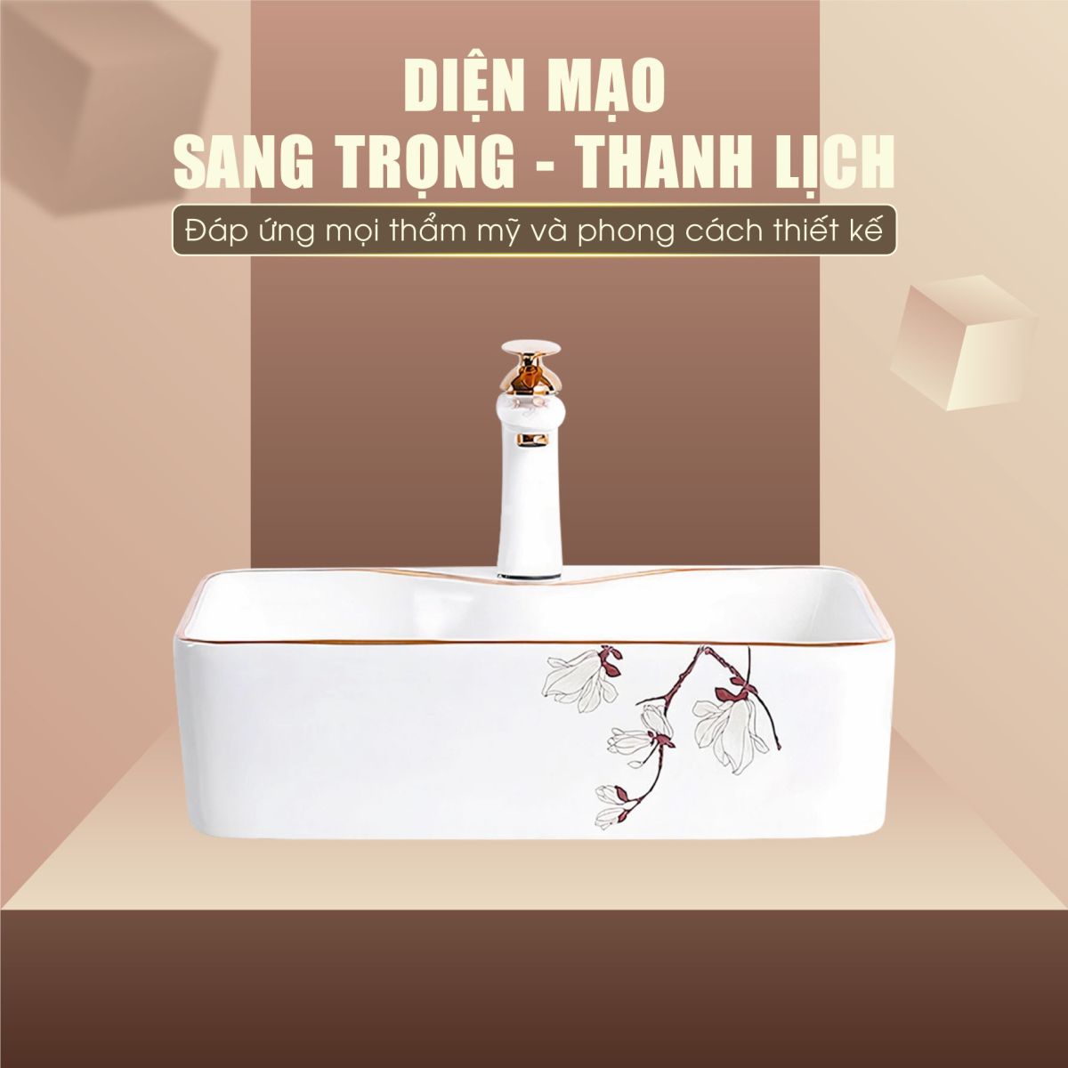 Chậu Lavabo Để Bàn Fotari H-886 3