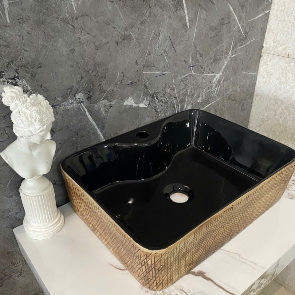 Chậu lavabo sứ đặt bàn Fotari H-888