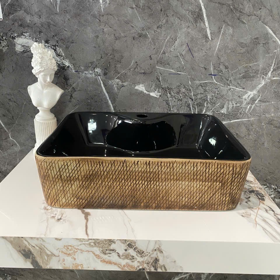 Chậu lavabo sứ đặt bàn Fotari H-888