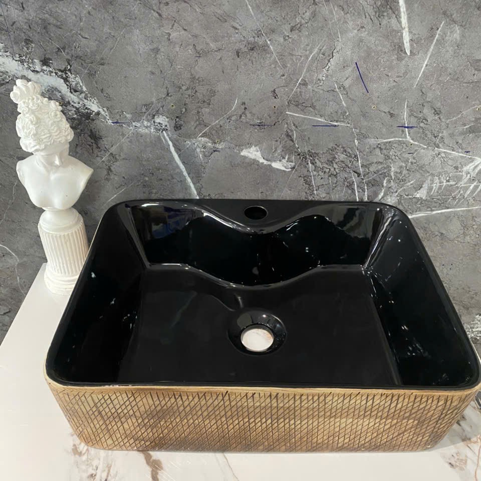 Chậu lavabo sứ đặt bàn Fotari H-888