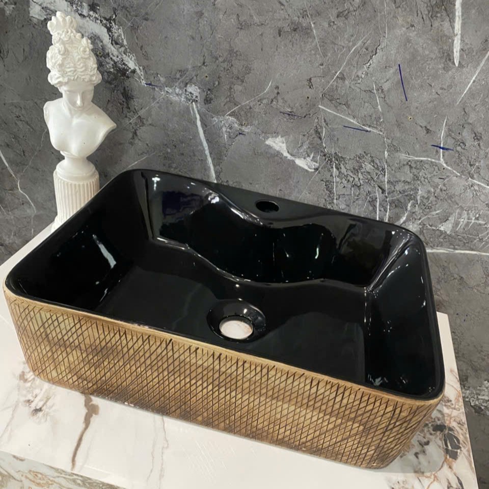 Chậu lavabo sứ đặt bàn Fotari H-888