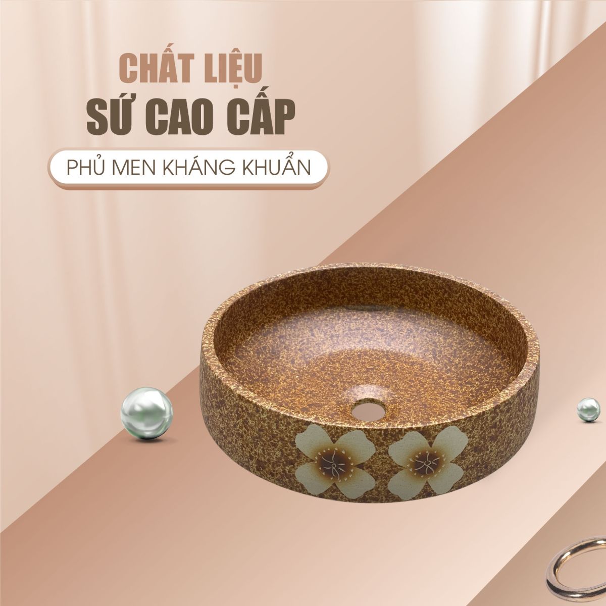 Chậu Rửa Lavabo Sứ Fotari Chính Hãng H-893 1