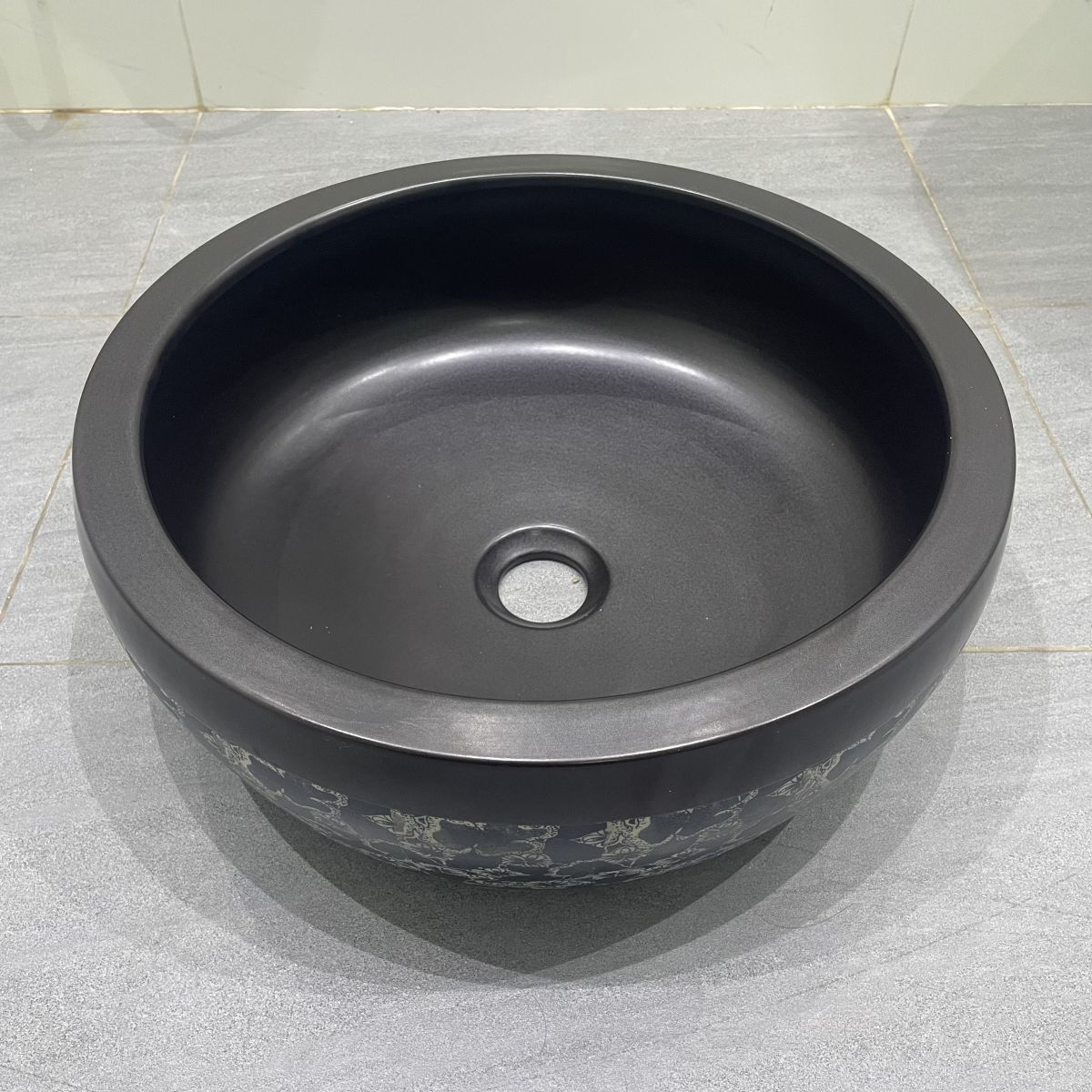 Chậu Lavabo Sứ Đặt Bàn Có Họa Tiết H-895 7
