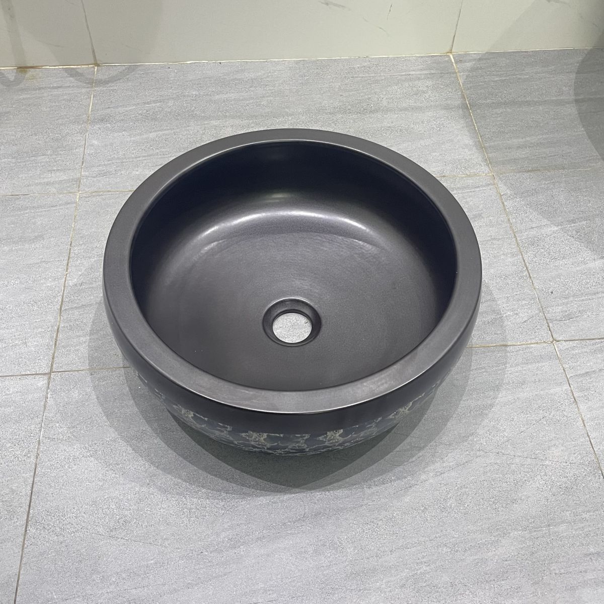 Chậu Lavabo Sứ Đặt Bàn Có Họa Tiết H-895 11