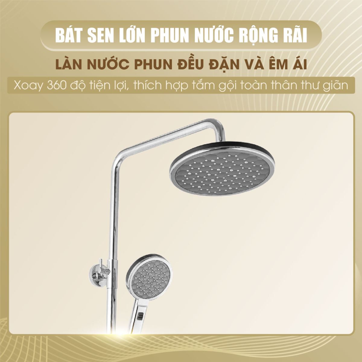 Sen Cây Nóng Lạnh Đồng Thau Mạ Crome A-SC11 5