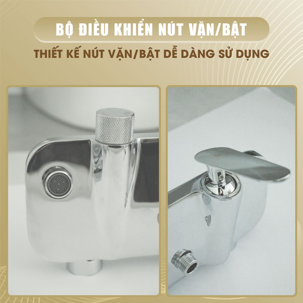Sen Cây Nóng Lạnh Đồng Thau Mạ Crome A-SC11 8