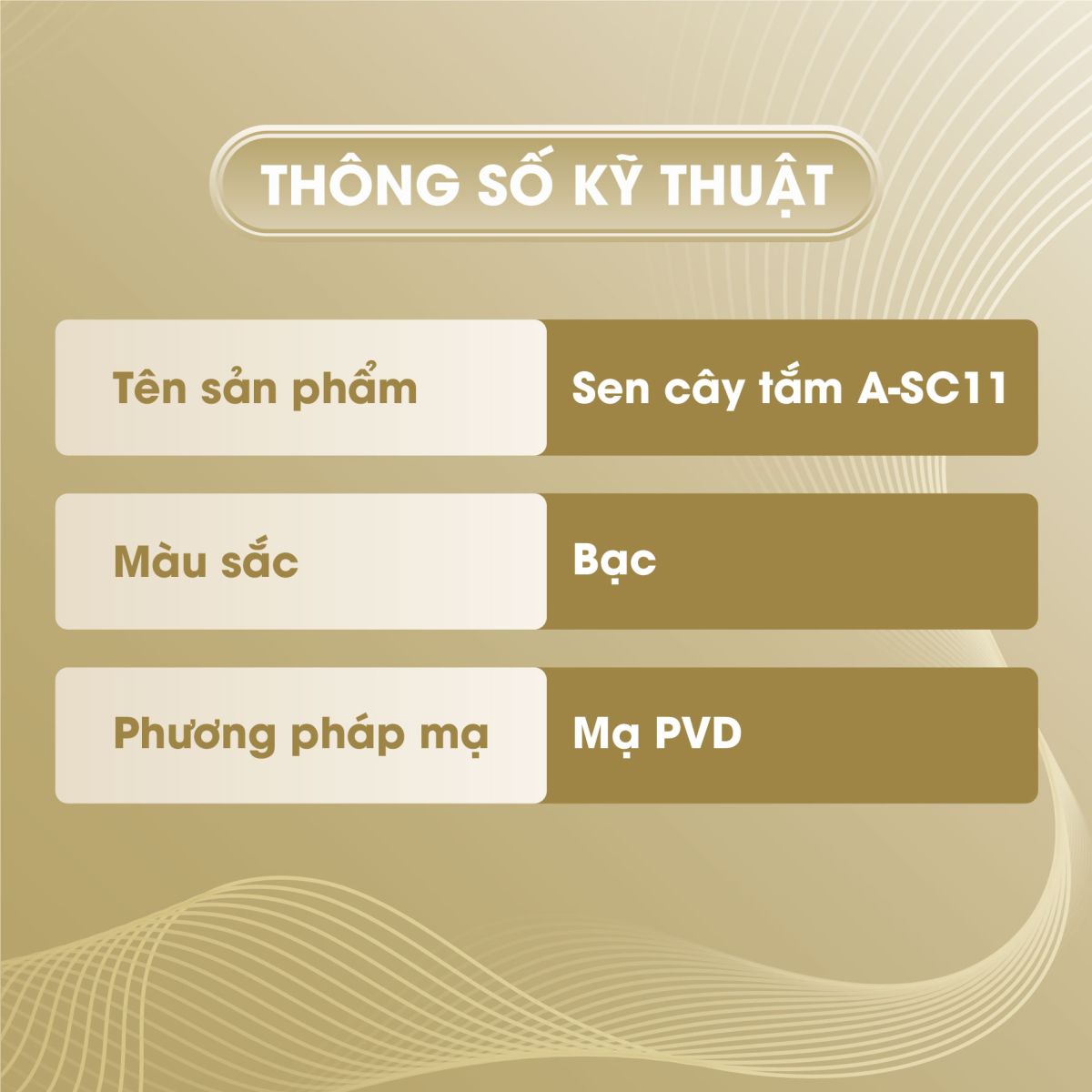 Sen Cây Nóng Lạnh Đồng Thau Mạ Crome A-SC11 9