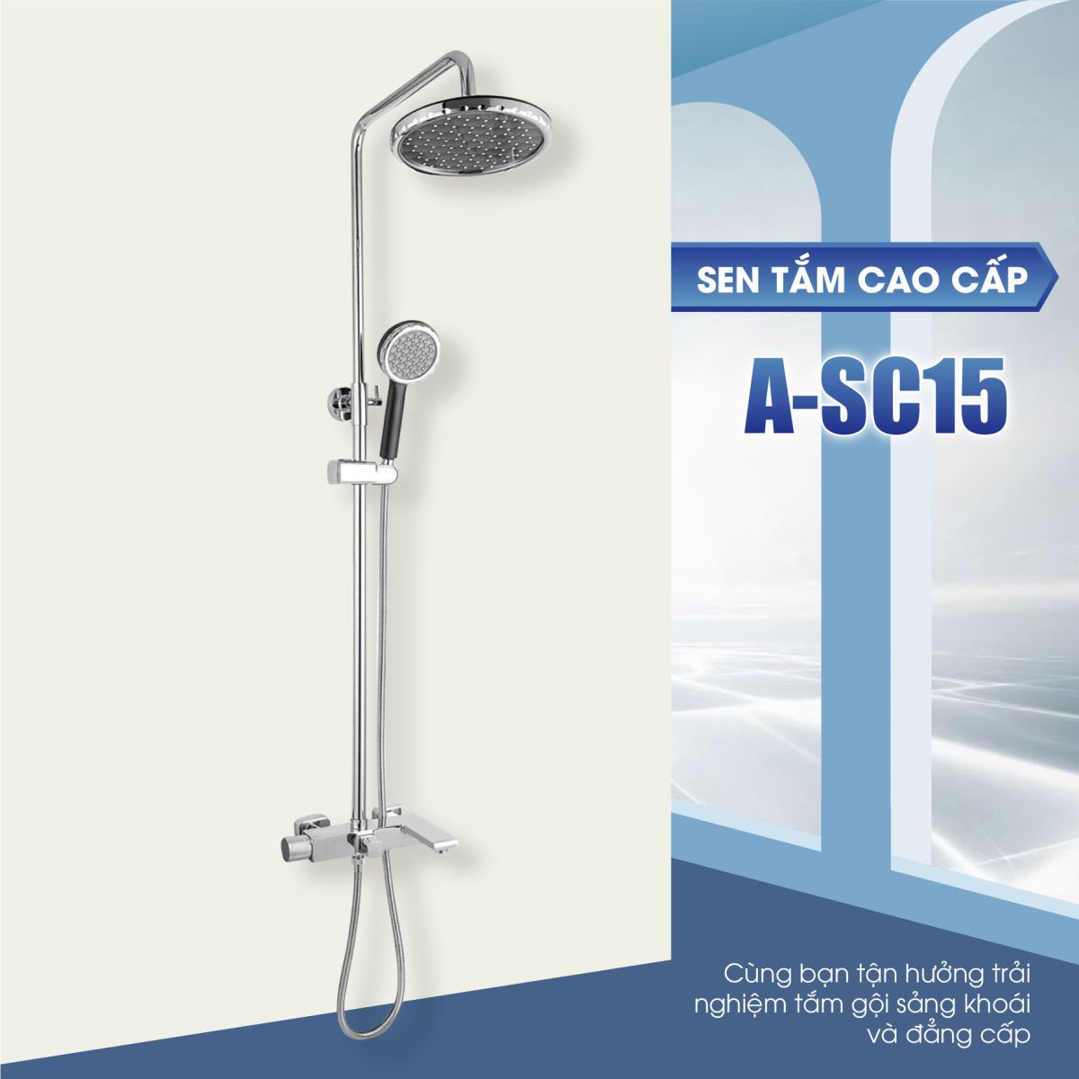 Sen Cây Tắm Đứng Nóng Lạnh Fotari A-SC15 1