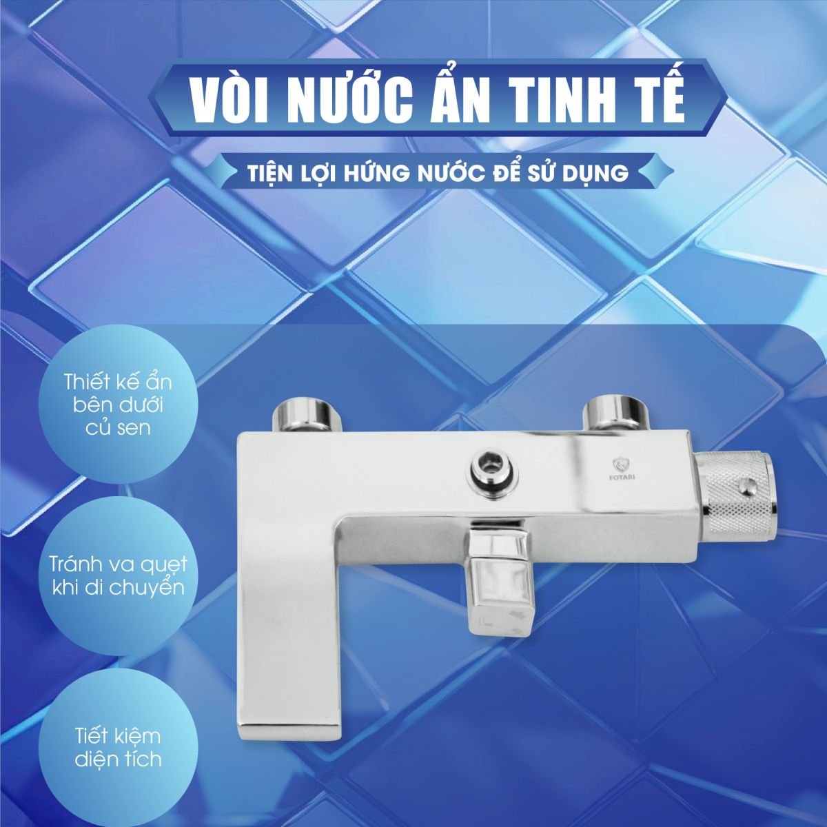 Sen Cây Tắm Đứng Nóng Lạnh Fotari A-SC15 5