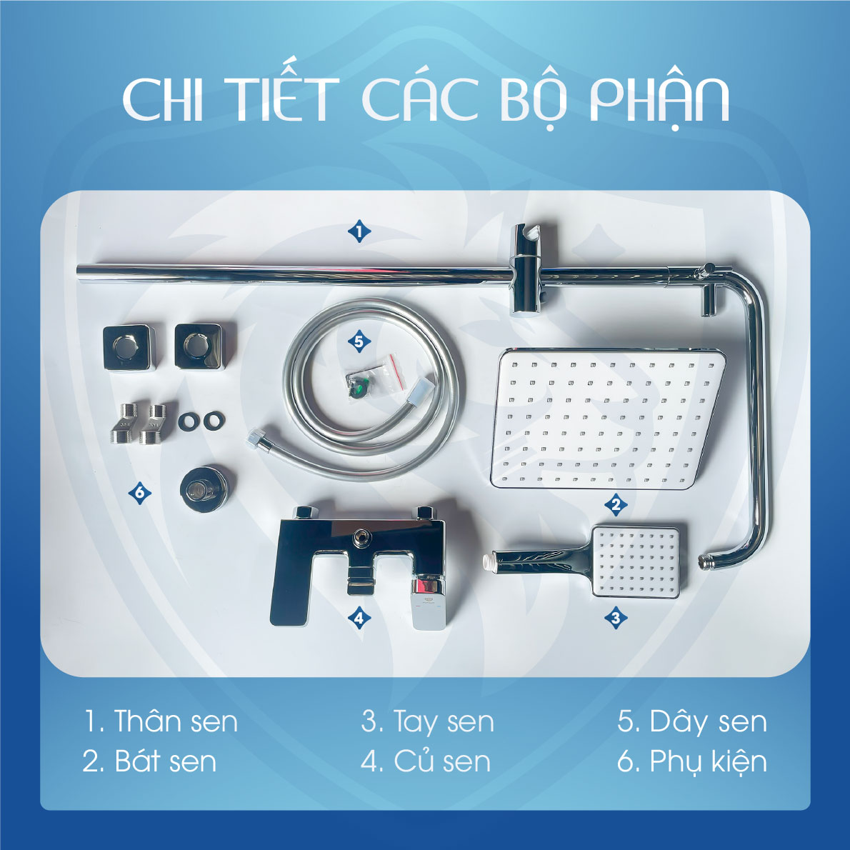 Sen Tắm Cây Nóng Lạnh Đồng Thau A-SC16 