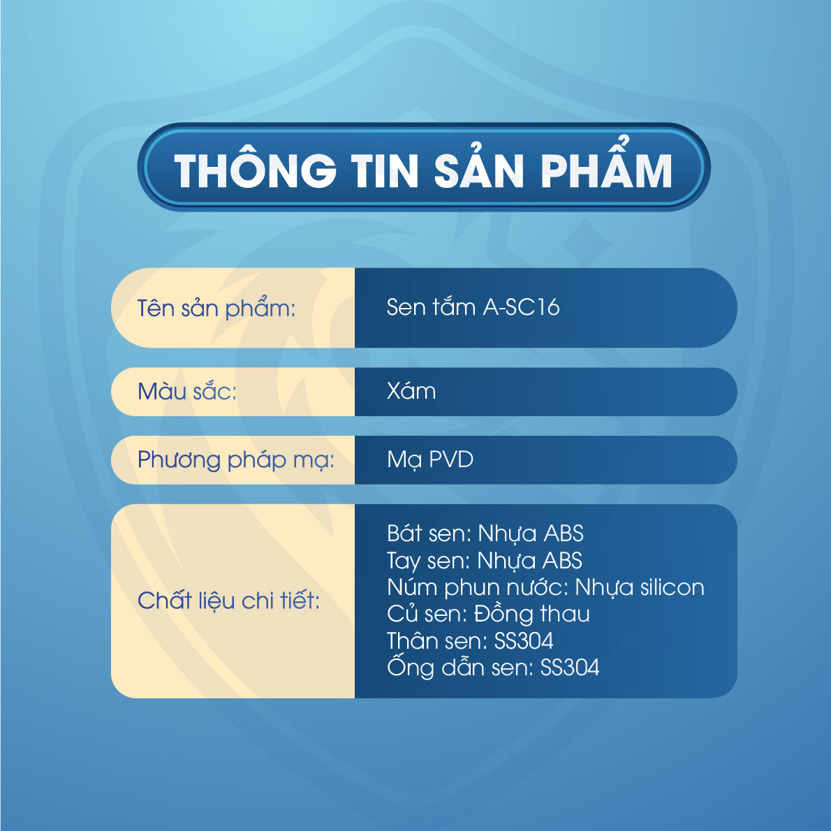 Sen Tắm Cây Nóng Lạnh Đồng Thau A-SC16 