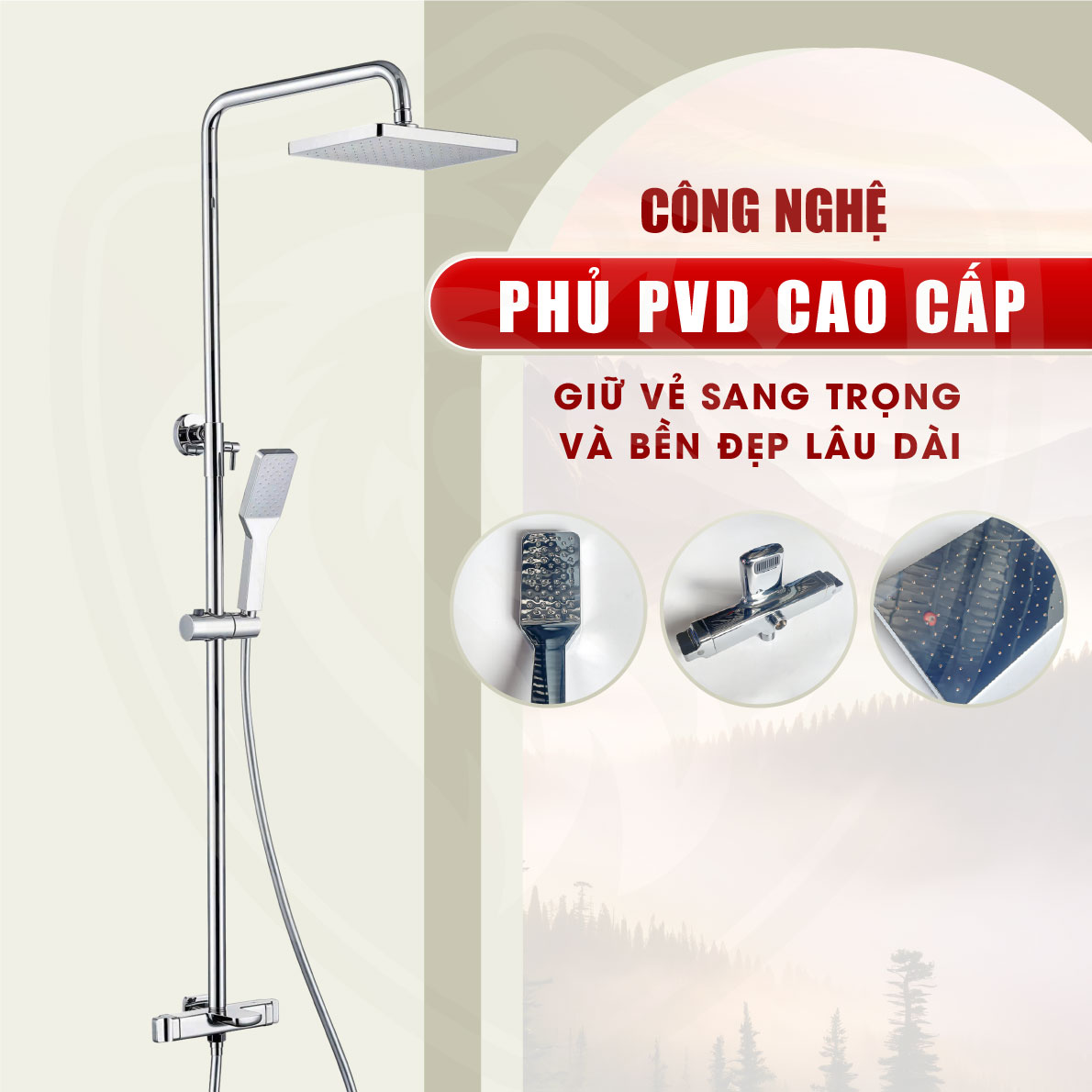 Sen cây tắm đứng Lạnh A-SCL01