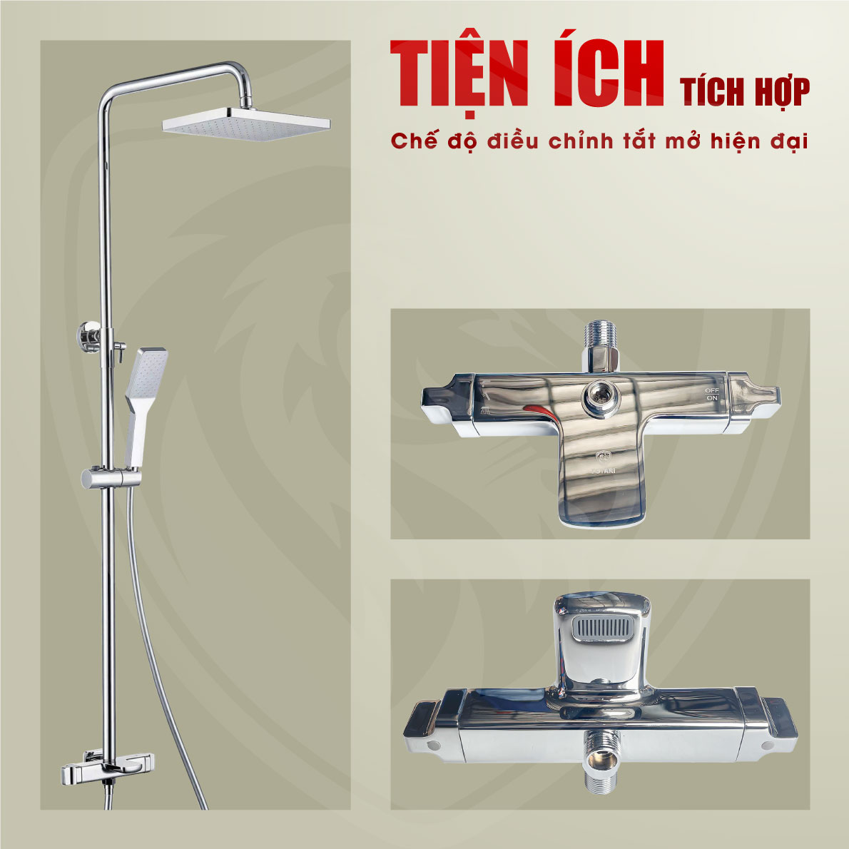 Sen cây tắm đứng Lạnh A-SCL01