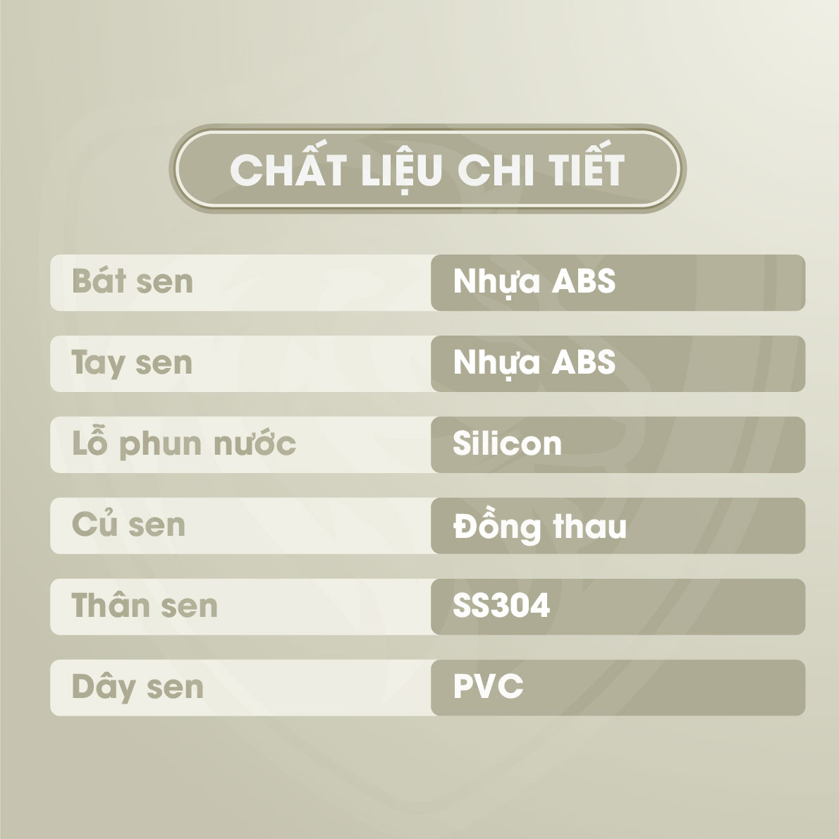Sen cây tắm đứng Lạnh A-SCL01