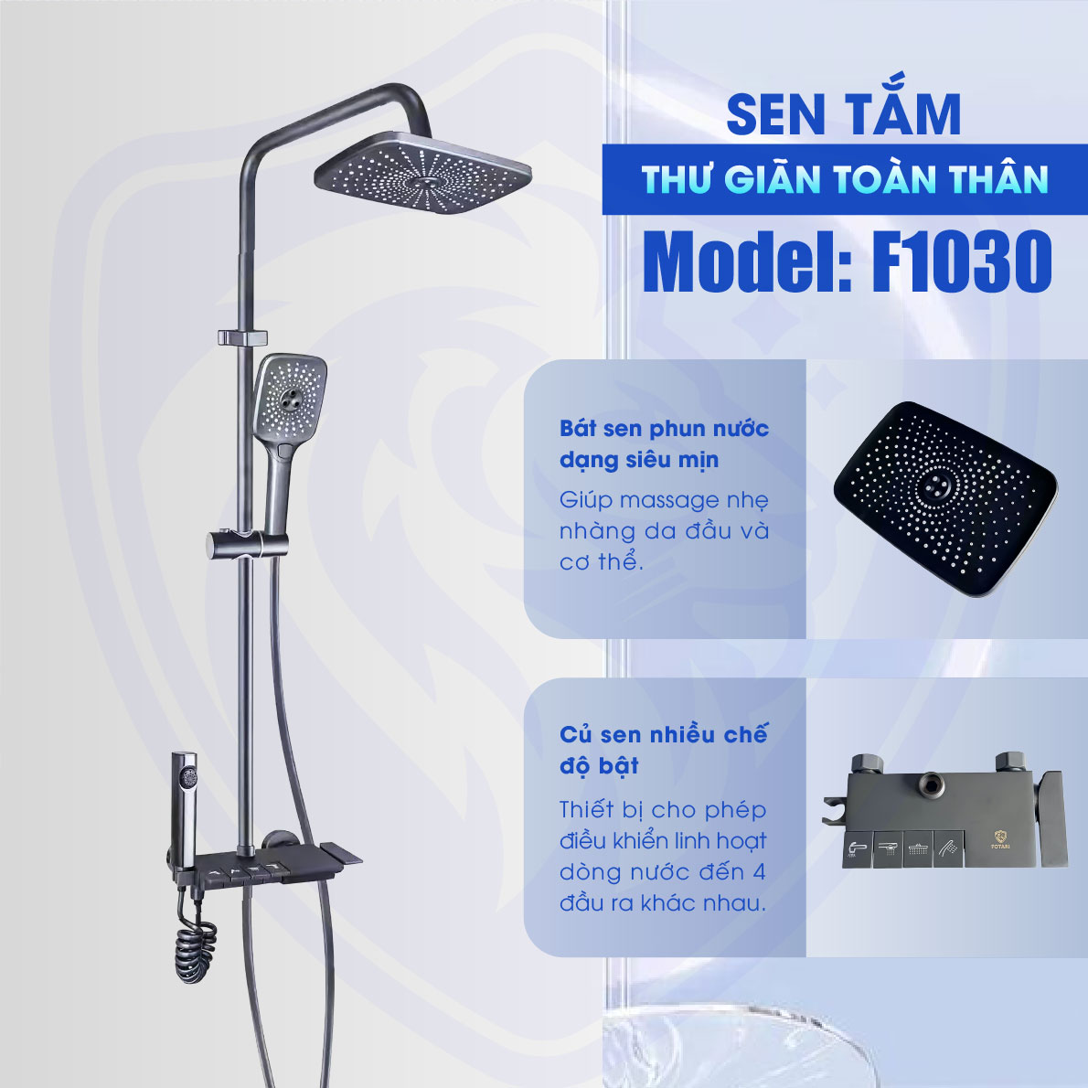 Sen cây bàn phím đồng thau Fotari F-1030