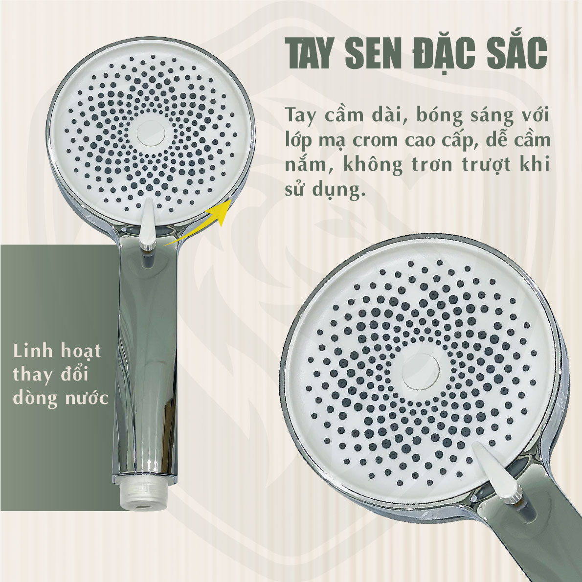 Cây Sen Tắm Nóng Lạnh Đồng Thau Fotari F-1031