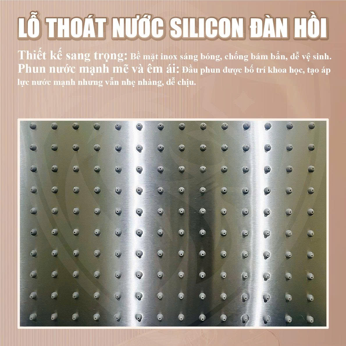 Sen cây tắm đứng Inox 304 F-1080