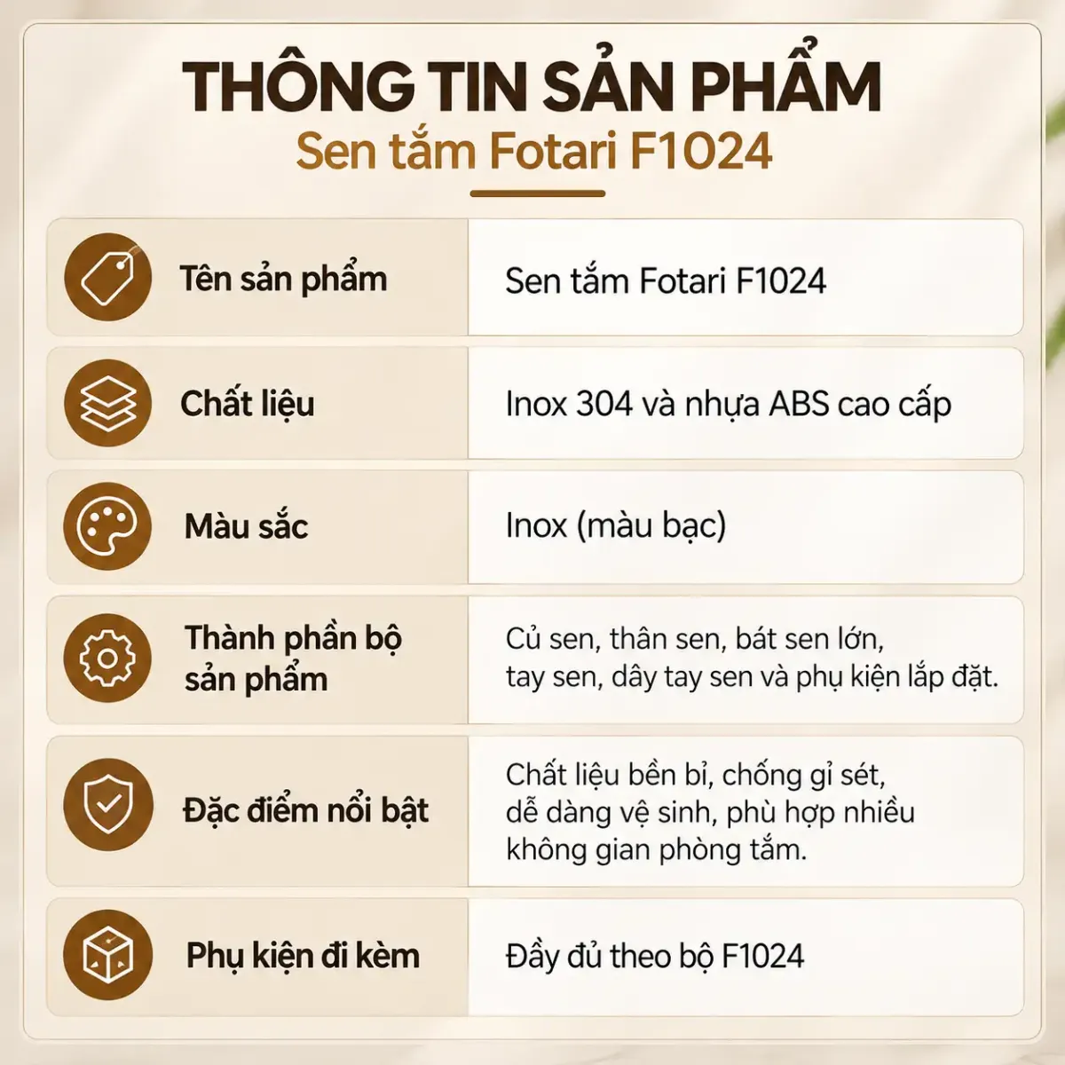 Sen Cây Cao Cấp F1024