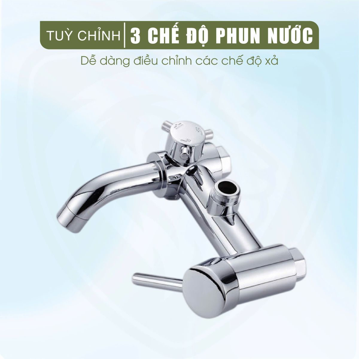 Sen Cây Tắm Fotari Đồng Thau Mạ Crom Model - 1007