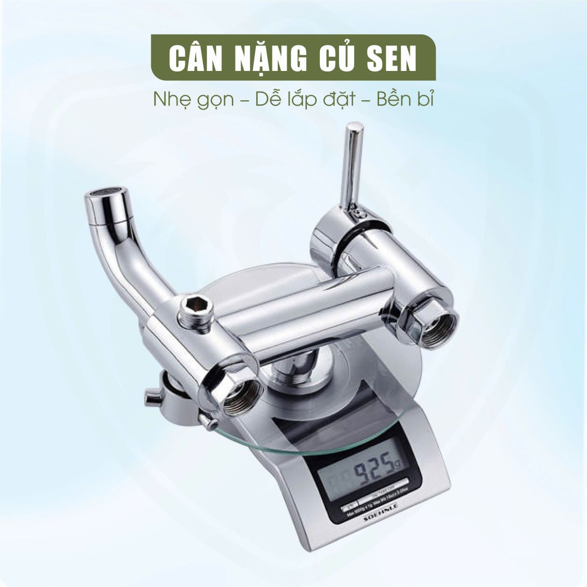 Sen Cây Tắm Fotari Đồng Thau Mạ Crom Model - 1007