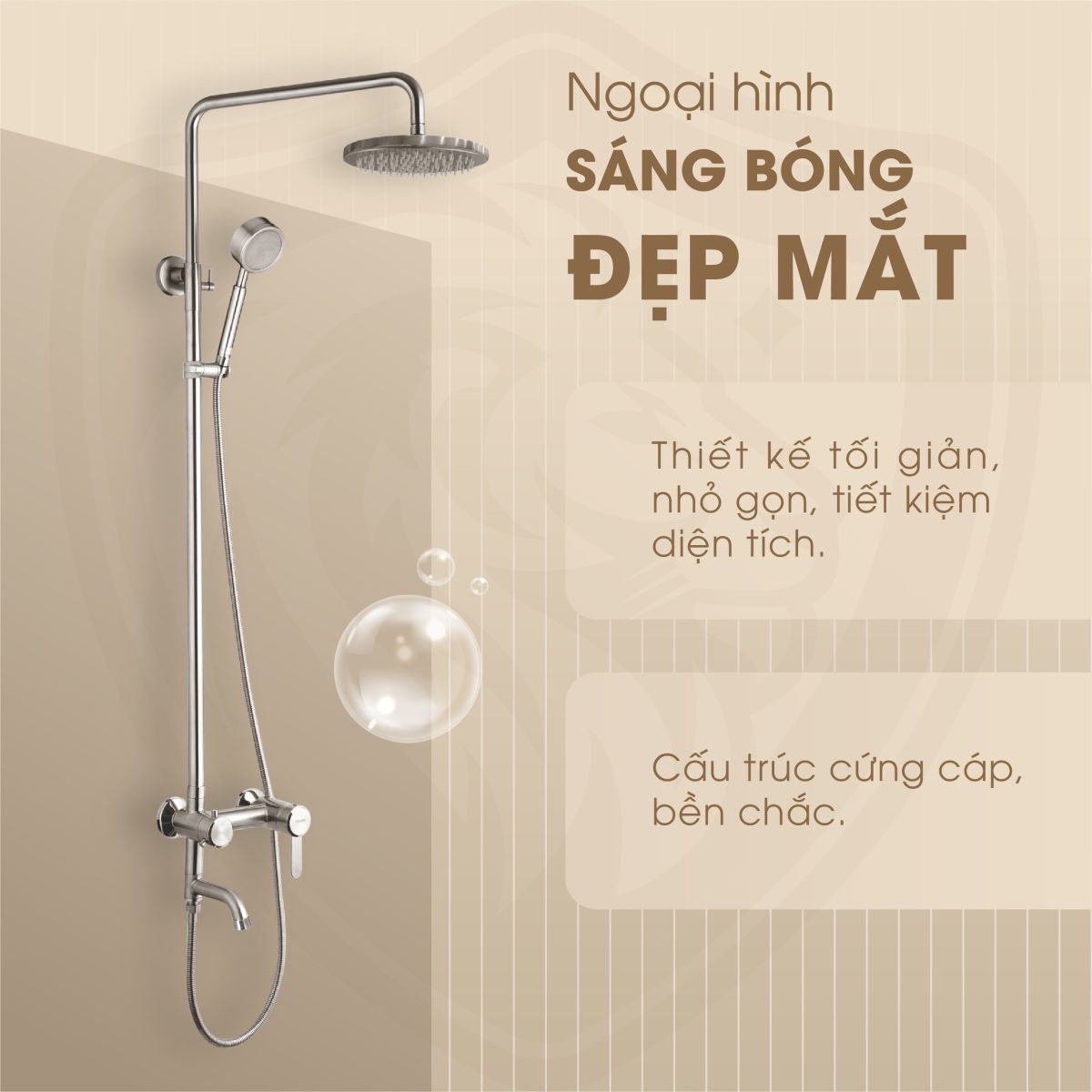 Sen Cây Fotari Nóng Lạnh Inox 304 Model - 1026