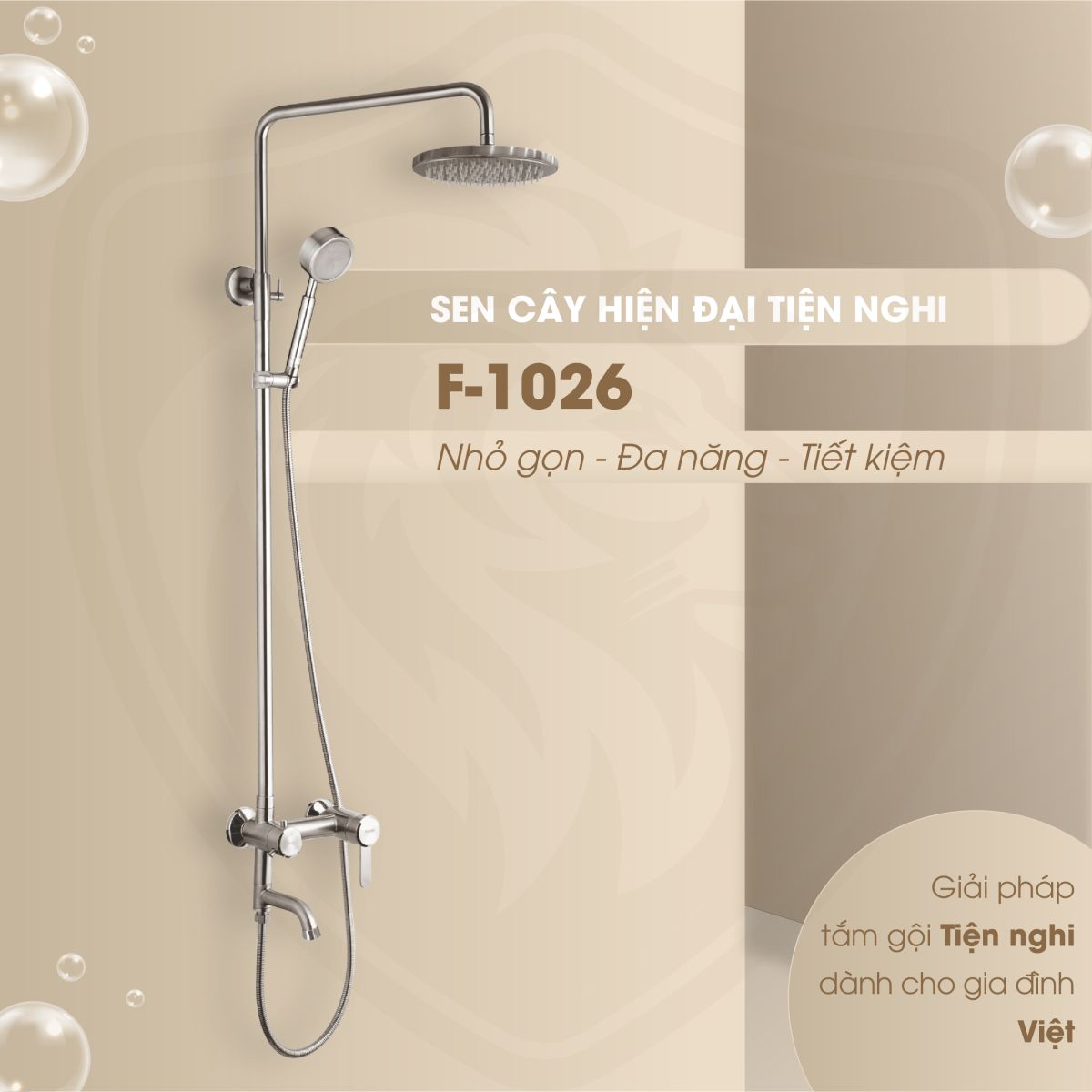Sen Cây Fotari Nóng Lạnh Inox 304 Model - 1026