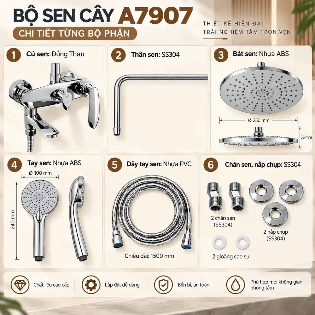Sen Cây Cao Cấp F7907