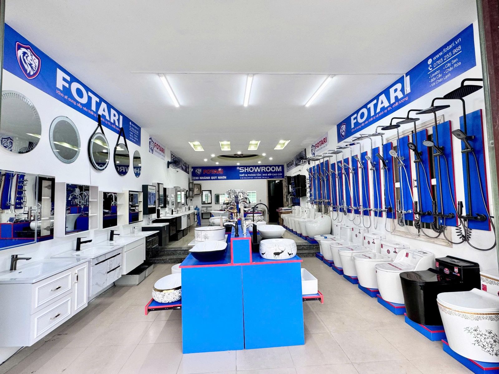 Showroom Thiết Bị Phòng Tắm Fotari Quy NhơnShowroom Thiết Bị Phòng Tắm Fotari Quy Nhơn