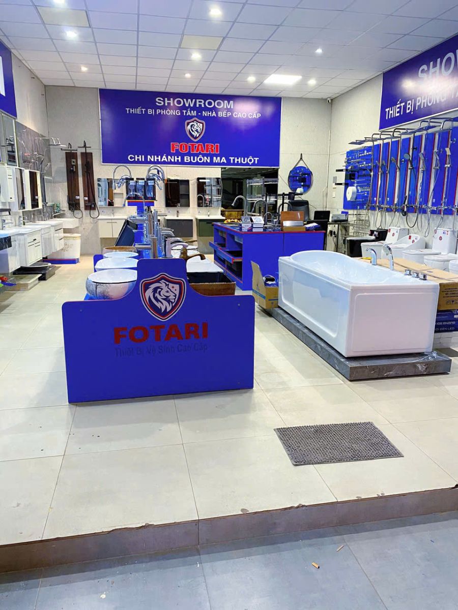 Showroom Thiết Bị Phòng Tắm Fotari Buôn Mê Thuột