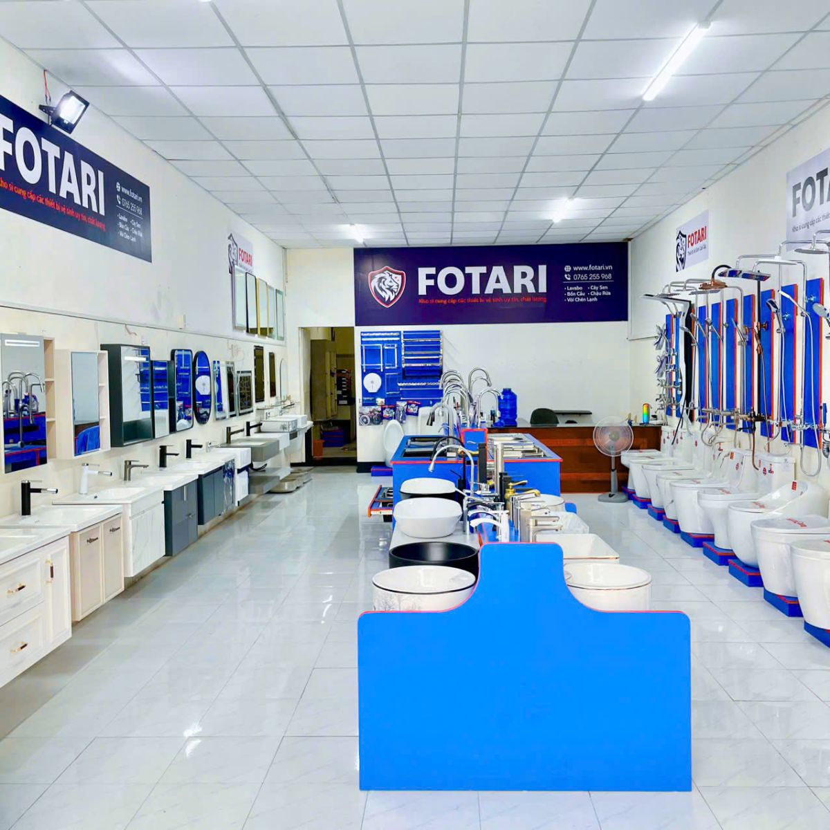 Showroom thiết bị phòng tắm Fotari Phan Rang - Tháp Chàm