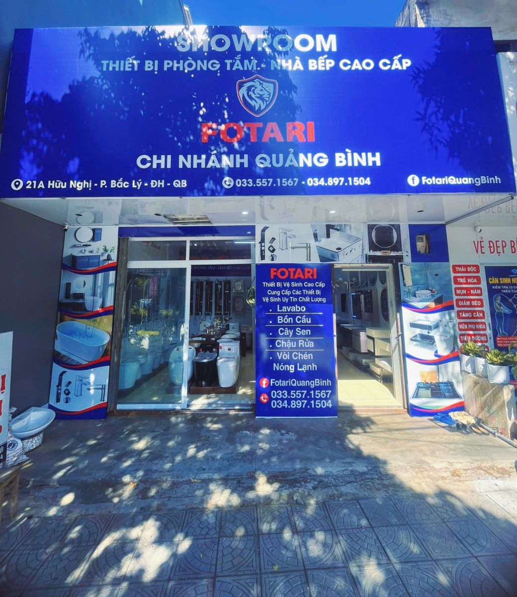 Showroom Thiết Bị Phòng Tắm Fotari Quảng Bình