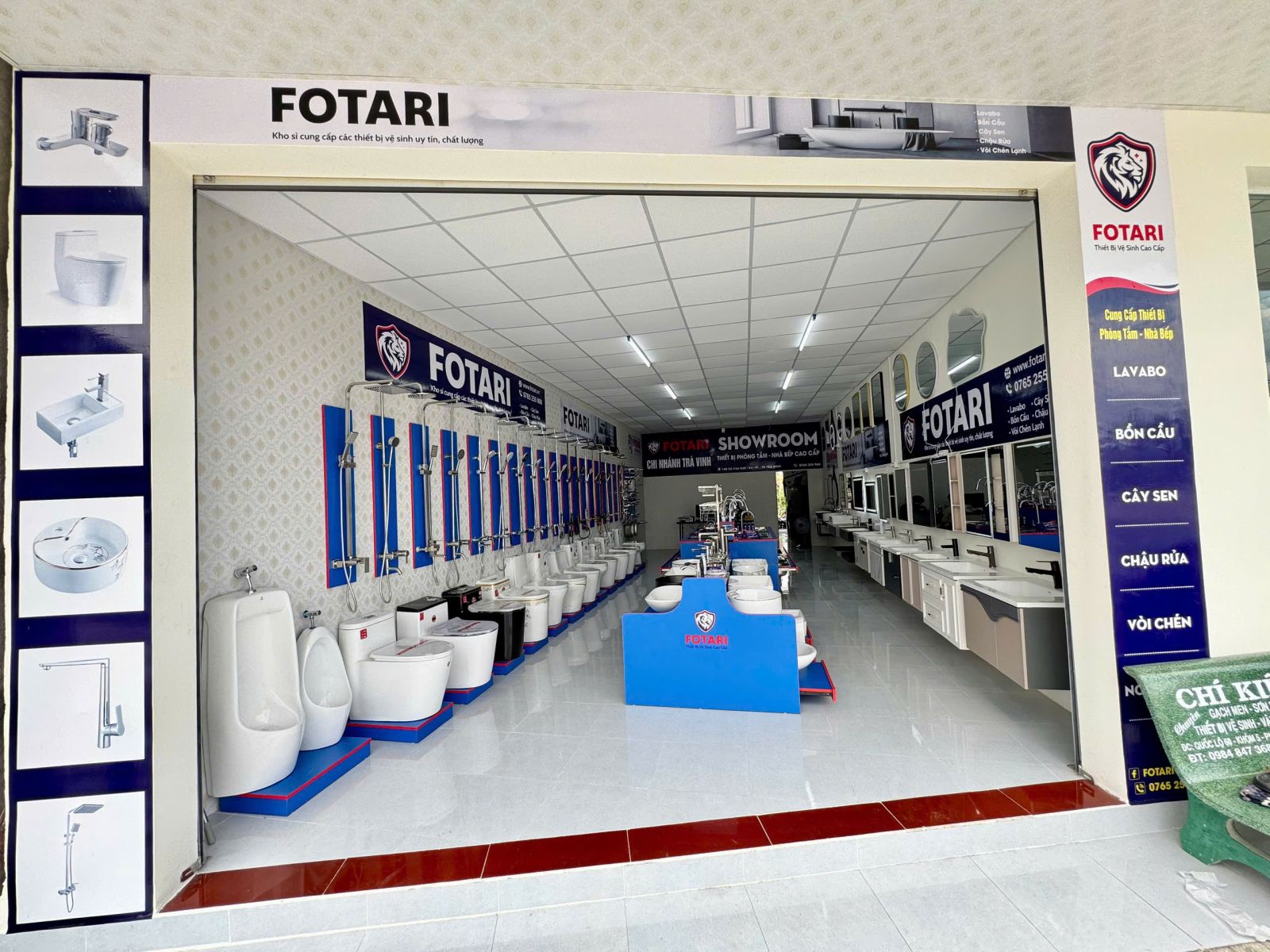 Showroom Thiết Bị Phòng Tắm Fotari Trà Vinh