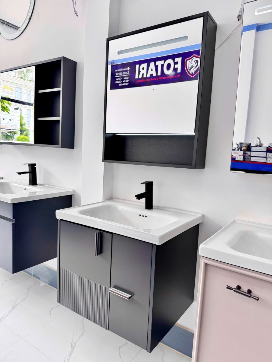 Tủ Vượng Gia Lavabo Plywood Phủ Melamine TG-2201