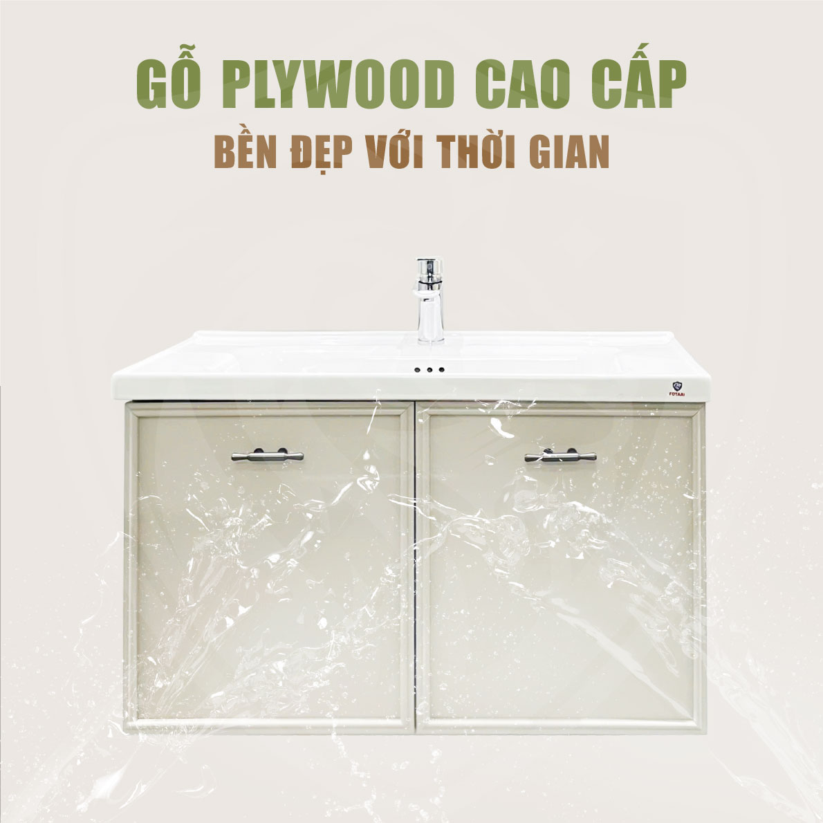 Tủ Lavabo Plywood Phủ Melamine Fotari TG-2250