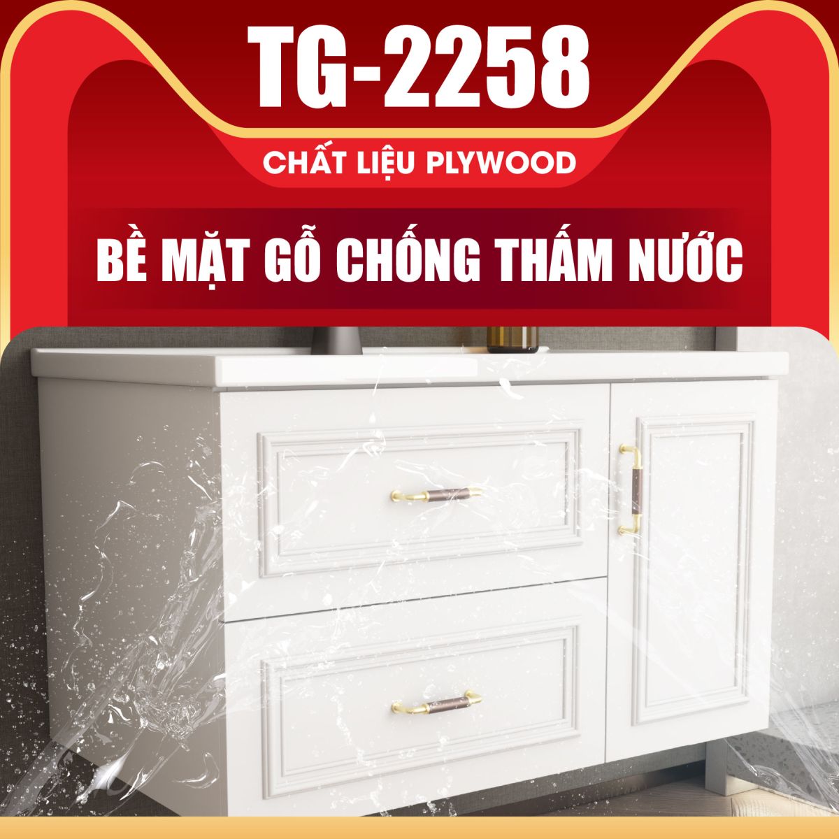 Tủ Gương Lavabo Phòng Tắm Fotari TG-2258 3