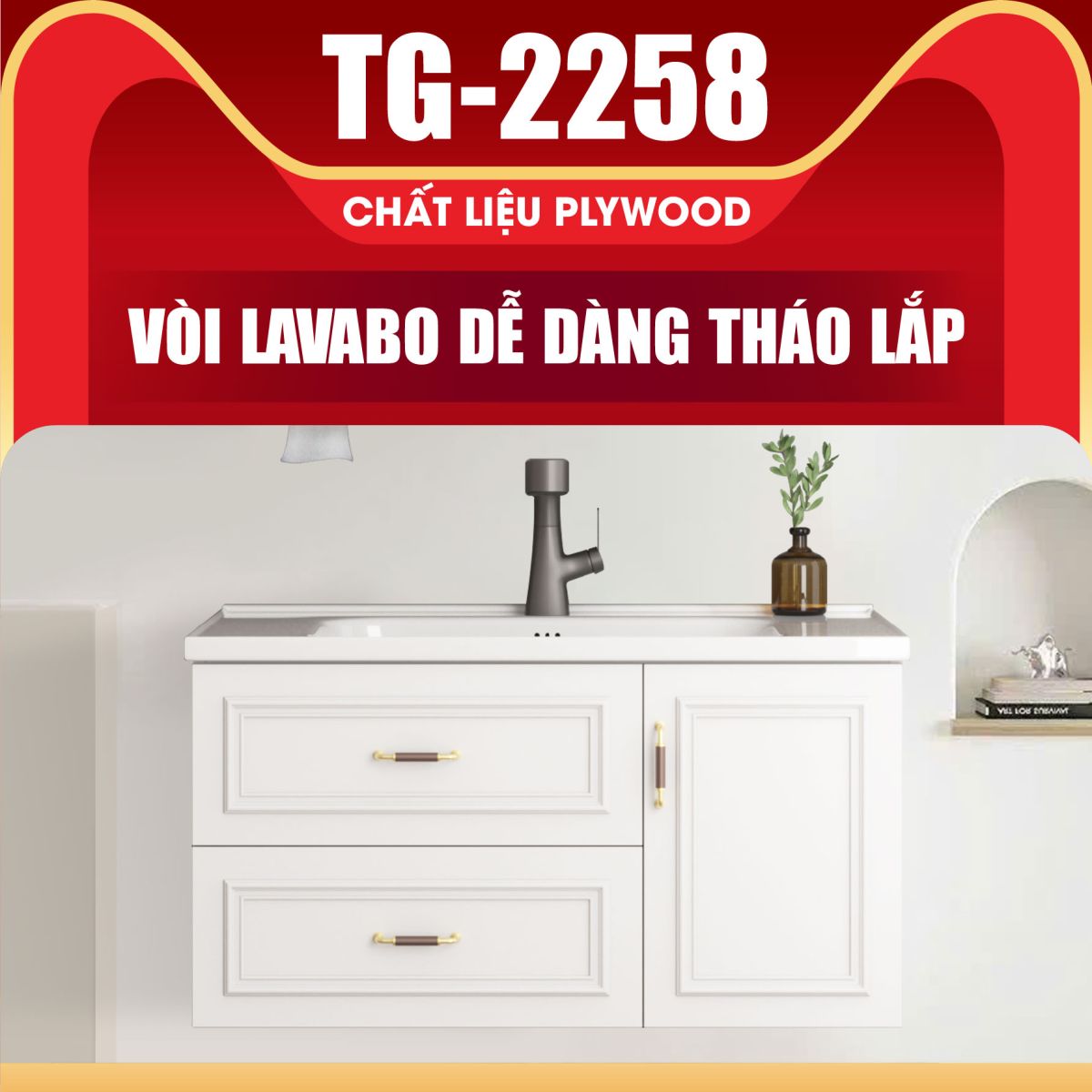 Tủ Gương Lavabo Phòng Tắm Fotari TG-2258 5
