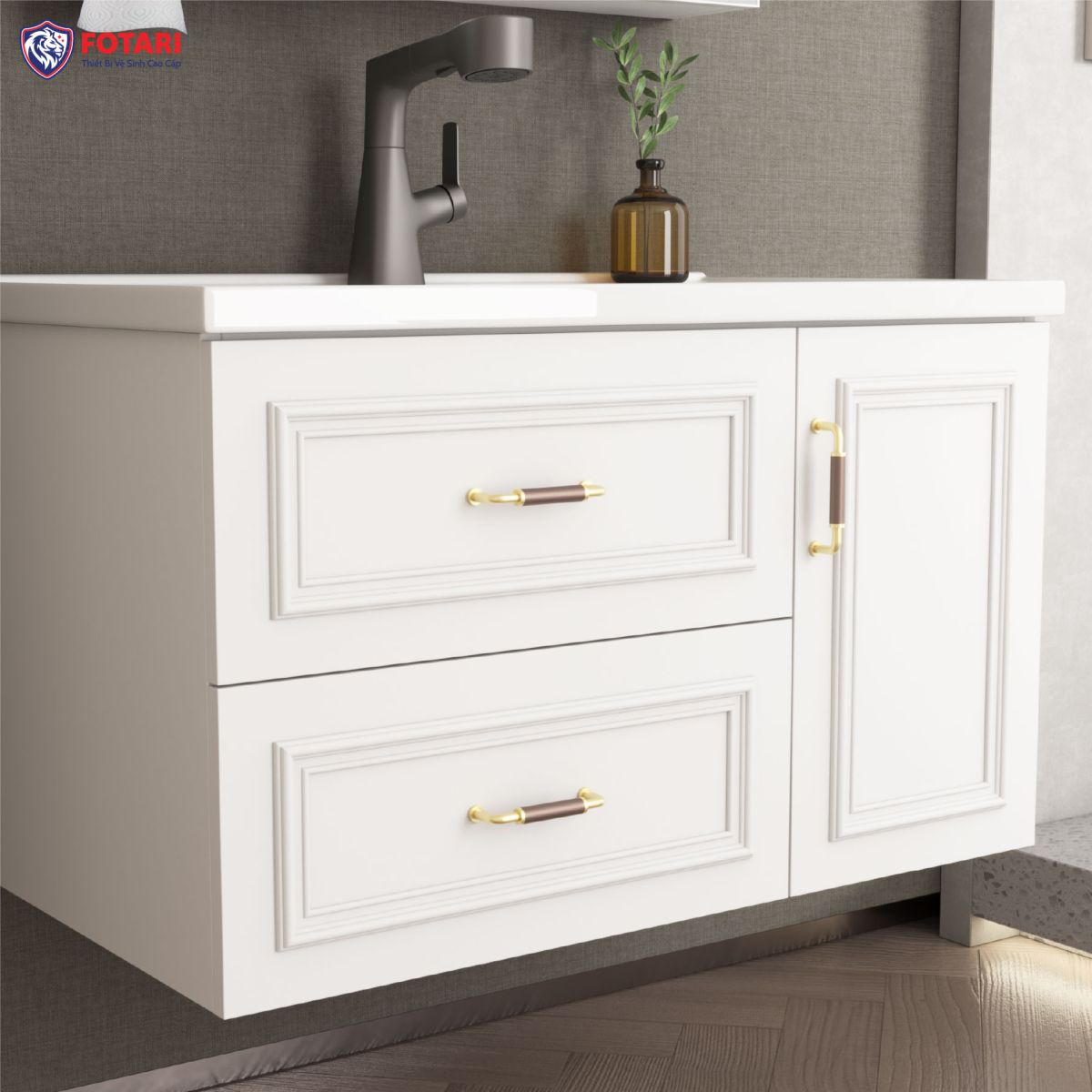 Tủ Hoàng Gia Plywood Phủ Melamin 80cm TG-2258 8