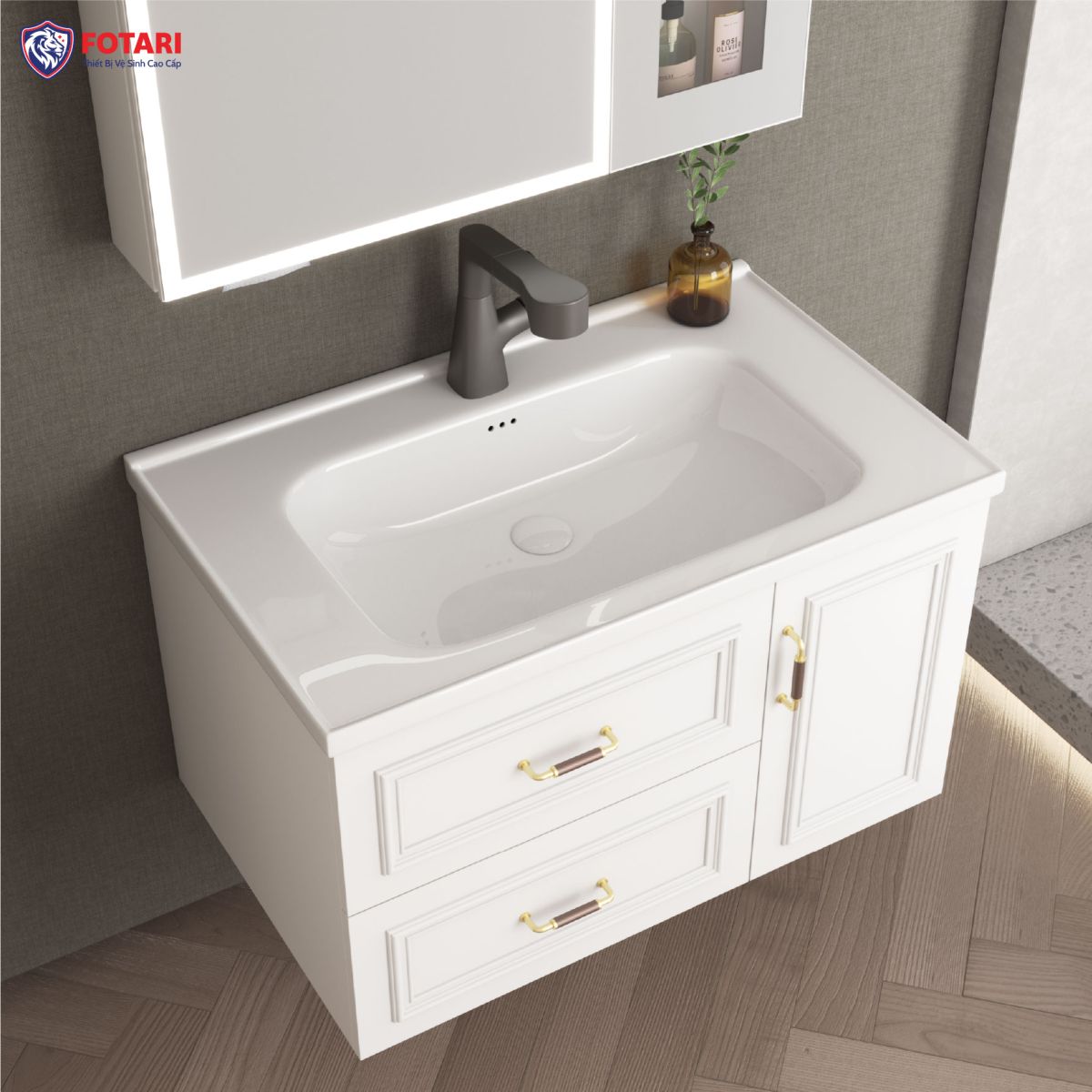 Tủ Hoàng Gia Plywood Phủ Melamin 80cm TG-2258 9