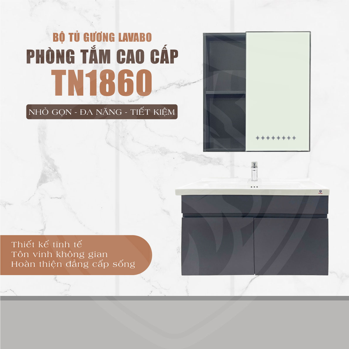 Tủ Lavabo Phòng Tắm Fotari TL-1860 