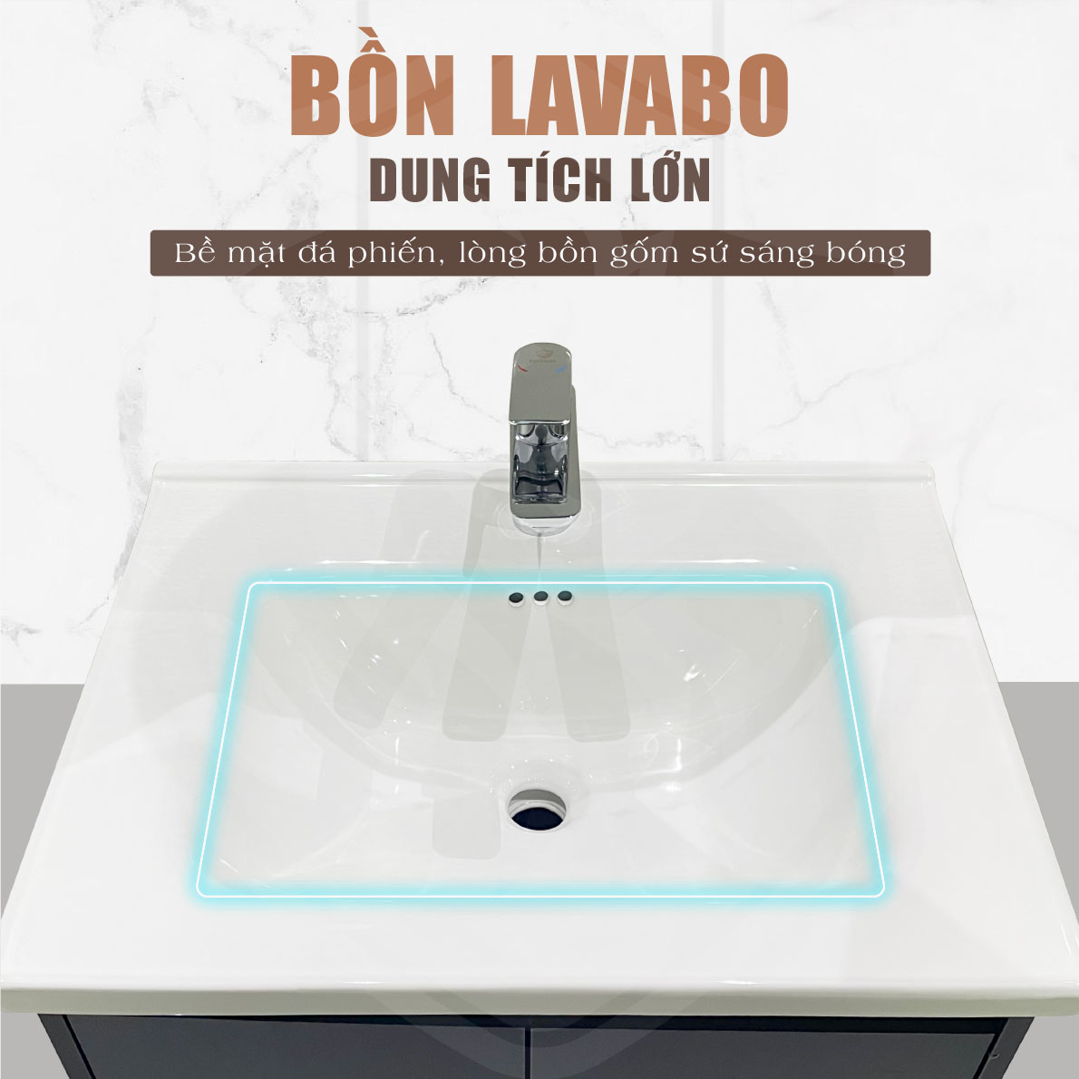 Tủ Lavabo Phòng Tắm Fotari TL-1860 