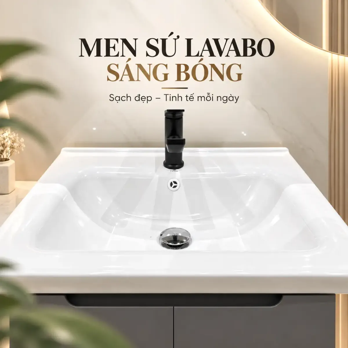 Tủ Lavabo Sứ Cao Cấp TN2260